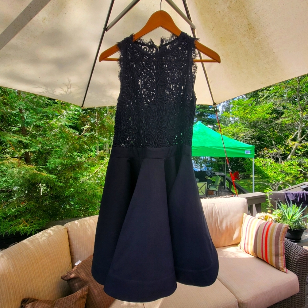 Chelsea By Honey Navy Cocktail Dress Size M